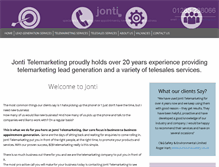 Tablet Screenshot of jontitelemarketing.co.uk